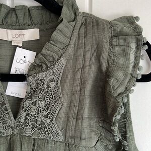 LOFT 100% cotton top.  NWT.